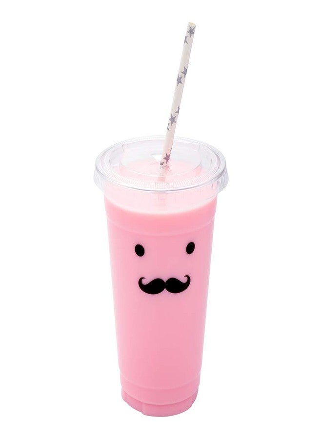 Restaurantware-7.8 Inch Paper Straws For Drinking, 25 Sturdy Sustainable Paper Straws - Premium Shooting Stars, Silver Durable Straw, Vibrant Colors, For Cold Drinks - Image 1