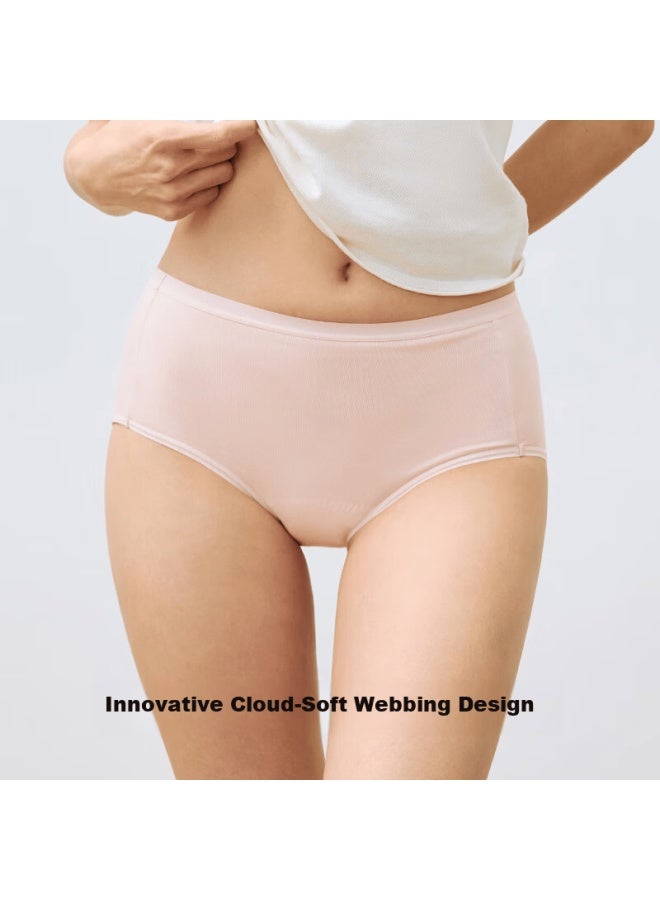 Youkeshu Women's Period Underwear 7a Antibacterial Pure Cotton Extended Crotch Leak-proof Menstrual Safety Shorts - Image 4