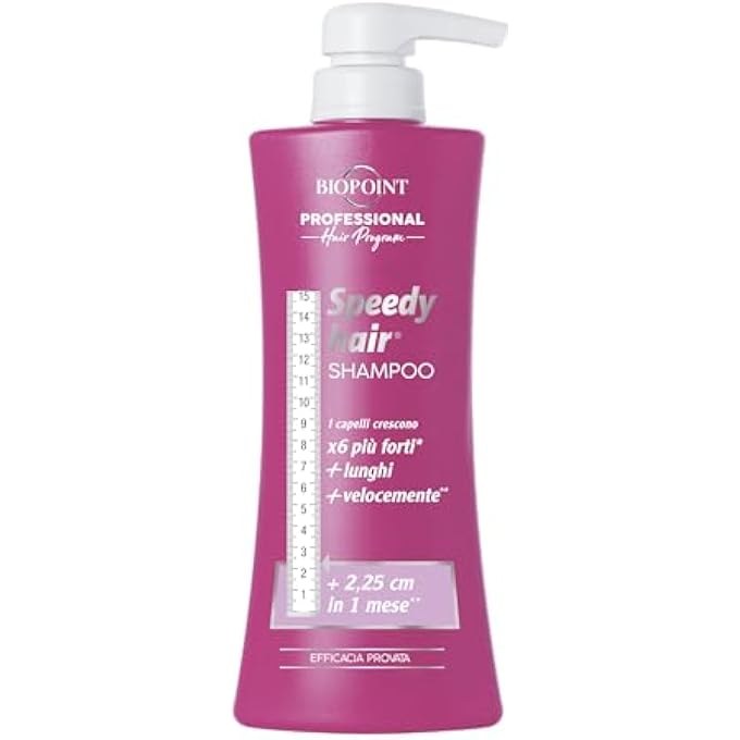 BIOPOINT Shampoo Speedy Hair 13.5 Fl Oz, Made in Italy [italian import]