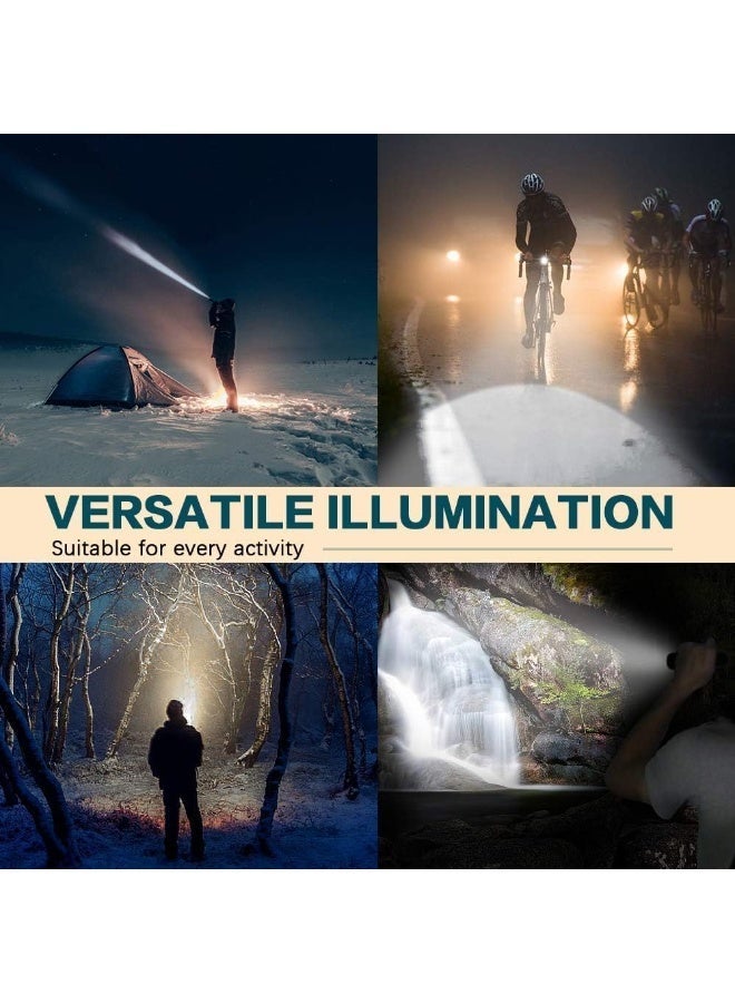 Portable Zoomable LED Flashlight Usb Rechargeable Mini Torch Lantern Emergency Outdoor Camping Flashlights Flash Light Cob Light - Image 5