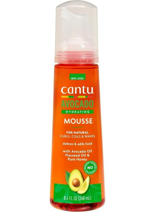 Cantu Avocado Hydrating Styling Mousse 248 ML - Image 1