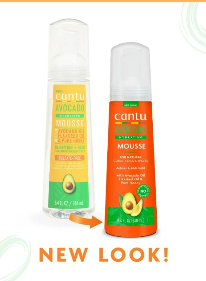 Cantu Avocado Hydrating Styling Mousse 248 ML - Image 2