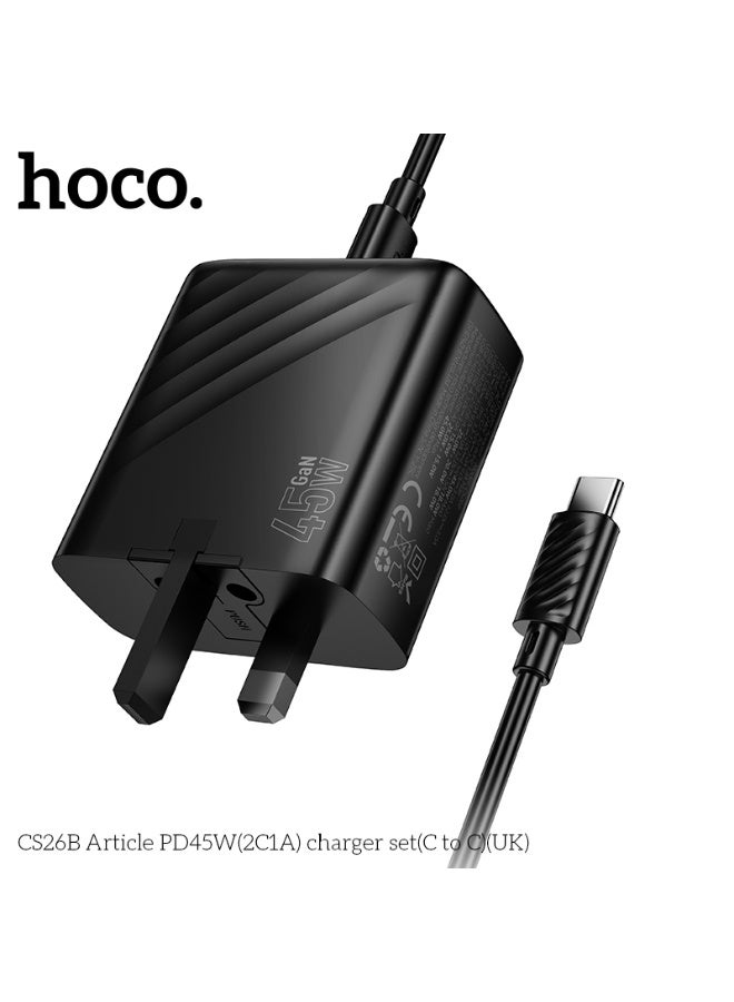 هوكو. مجموعة شاحن CS26B Article PD45W(2C1A)(C إلى C)(المملكة المتحدة) - Image 5