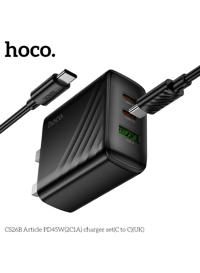 هوكو. مجموعة شاحن CS26B Article PD45W(2C1A)(C إلى C)(المملكة المتحدة) - Image 4