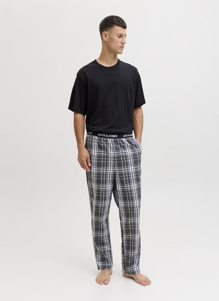 JACK & JONES Casual Regular Fit Crew Neck T-Shirt and Pant Set - Image 4