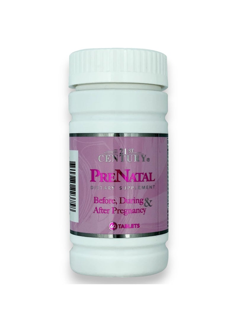 21st CENTURY Prenatal, Before, During & After Pregnancy, 60 Tablets 