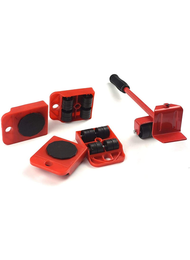 RIVUGJA RIVUGJA Furniture Shifting Tool Heavy Furniture Lifter and Mover Tool Set Easy Furniture Shifting Tool Set Furniture Lifter RED Color  - Image 1