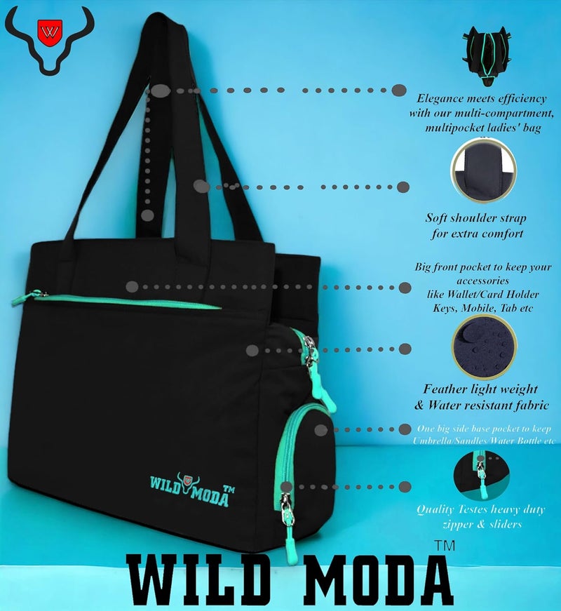 WILD MODA Women's Shoulder Bag, Set of 1 - Image 5