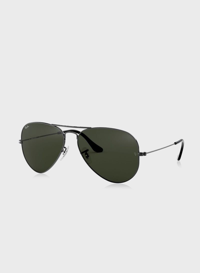 Ray-Ban 0Rb3025 Aviator Large Metal Sunglasses - Image 2