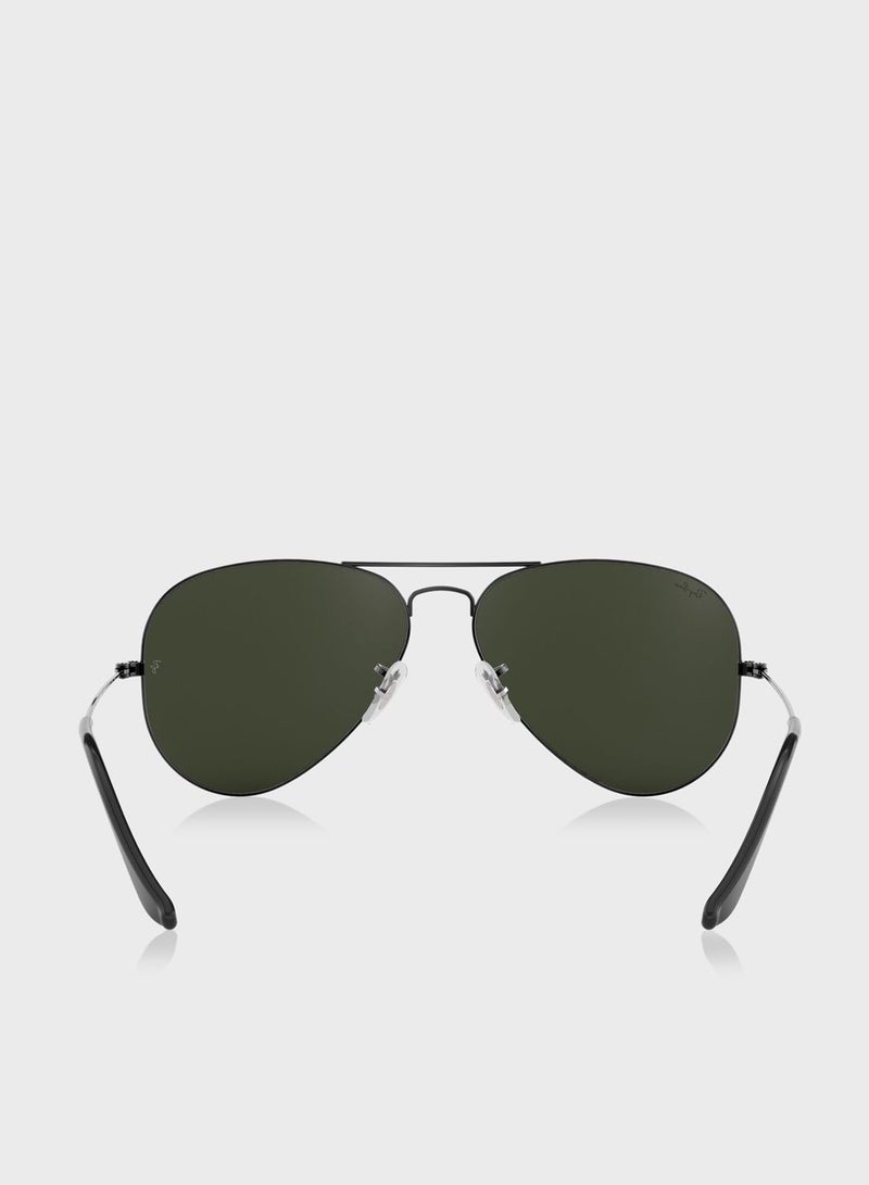 Ray-Ban 0Rb3025 Aviator Large Metal Sunglasses - Image 4