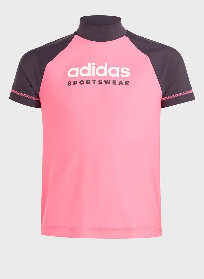 Adidas Kids Rashgd Swimshirt