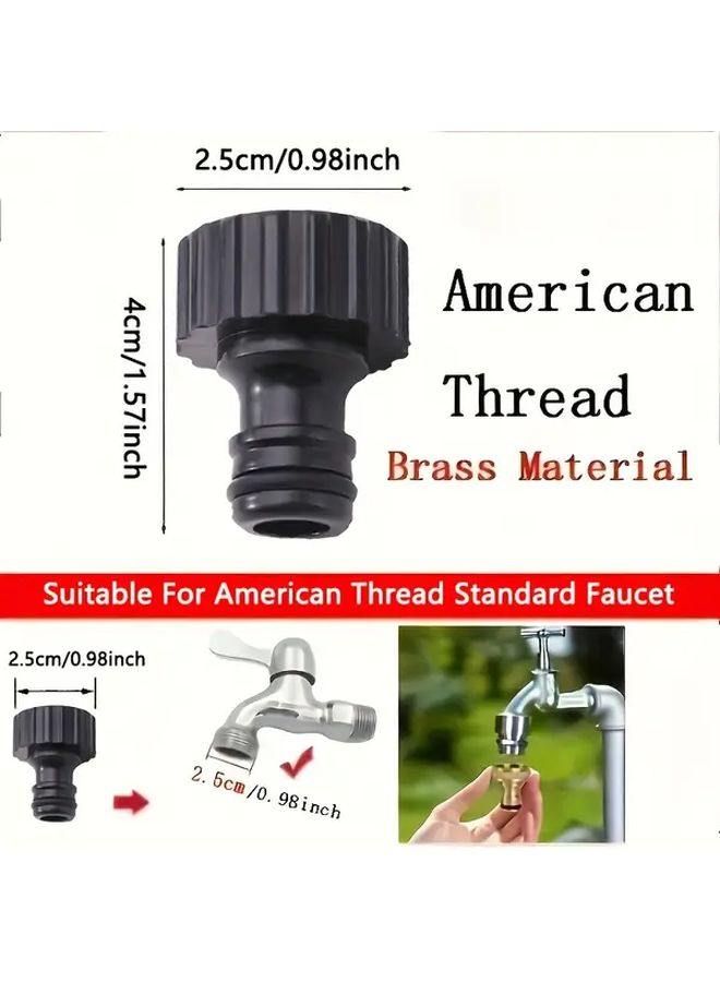 1 Pc High Pressure Water Gun With Adjustable Nozzle Ergonomic Grip And 3 Quick Connect Hose Adapters Heavy Duty For Car Motorcycle Garden Lawn Irrigation 1000cm 393.7 Inch Hose Set Orange Black Design Motorcycle Wash Tool Robust Construction - Image 2