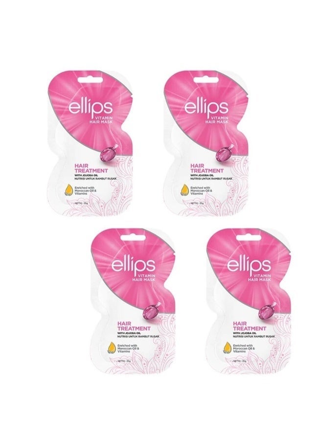 Ellips Hair Mask Hair Treatment 20g (Pack of 4) - Image 5