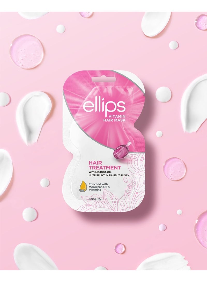 Ellips Hair Mask Hair Treatment 20g (Pack of 4) - Image 4