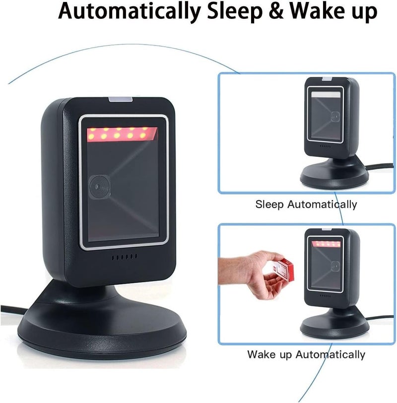 Barcode Scanner Barcode Scanner Handheld USB Barcode Scanner 1D 2D QR Bar Codes Reader for Supermarket, Convenience Store, Warehouse - Image 4
