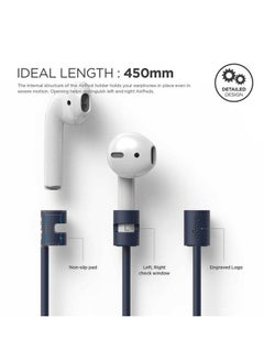 Elago Design Strap For Apple AirPods - Jean Indigo  - Image 2