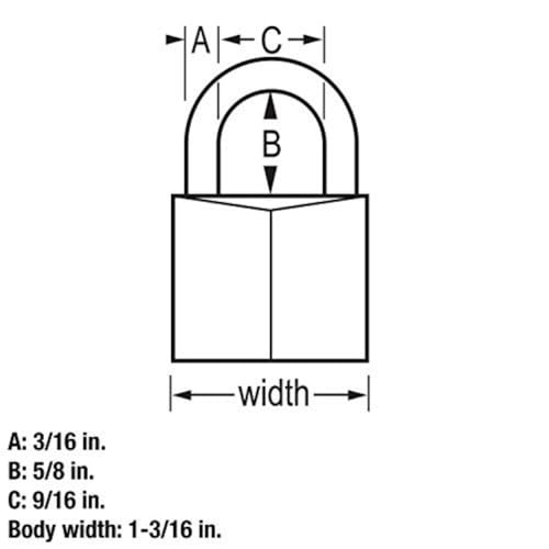 Master Lock Black Outdoor Key Lock, Standard Weather Resistant Padlock with Cover, Keyed Alike Padlocks for Lockers, Fences, Sheds, or Other Equipment, 2 Pack, 131T - Image 5