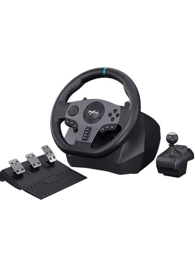 PXN Steering Wheel PS4 Gaming Racing Wheel, PXN V9 Driving Wheel Volante PC 270/900 Degree Vibration and Shifter with Pedals for PC,PS4,Xbox One, Nintendo Switch,PS3,Xbox Series S/X - Image 2