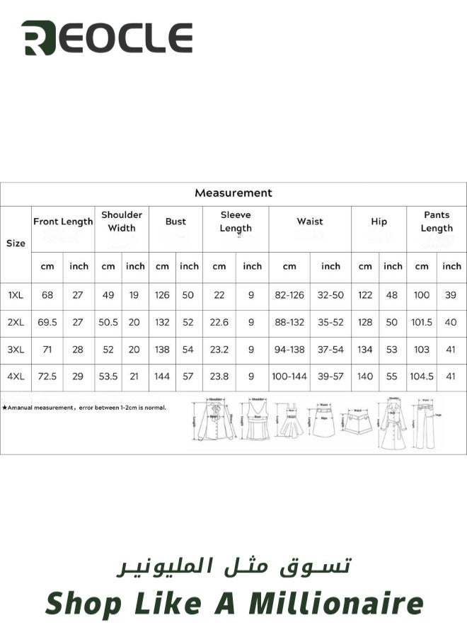 REOCLE Women’s 2 Pack Pajama Set Super Soft Short Sleeve Top with Capri Pants Loungewear Sleepwear Pajamas - Image 4