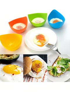 Generic 4-Pack BPA-Free 4gg Cooker With Ring Stand Suitable For Microwave or Stovetop Egg Cooking Comes With Silicone Brush  - Image 5