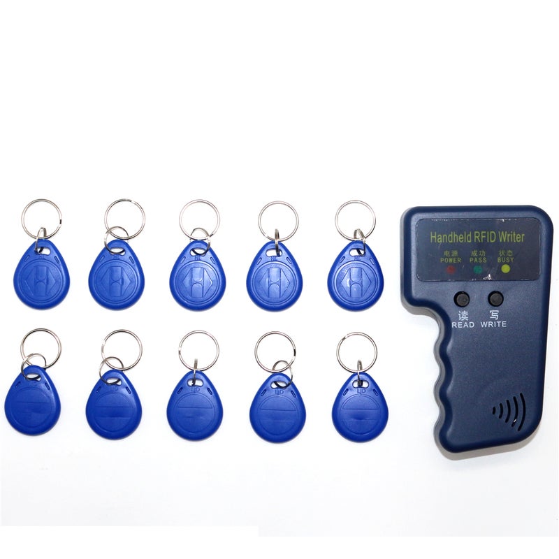 Handheld 125KHz RFID ID Card Copier Writer Duplicator Programmer Reader Code Writable EM4305 ID Keyfobs Tags Card Key Cards - Image 1