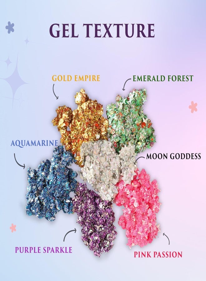 إيبن نيويورك جل لامع هولوغرافي من سيكريت أوف فرعون للوجه والجسم والشعر - بريق بنفسجي | ألوان زاهية، مكياج للمهرجانات والحفلات - متعدد الاستخدامات ويدوم طويلاً، تأثير مبهر ومتألق - Image 3