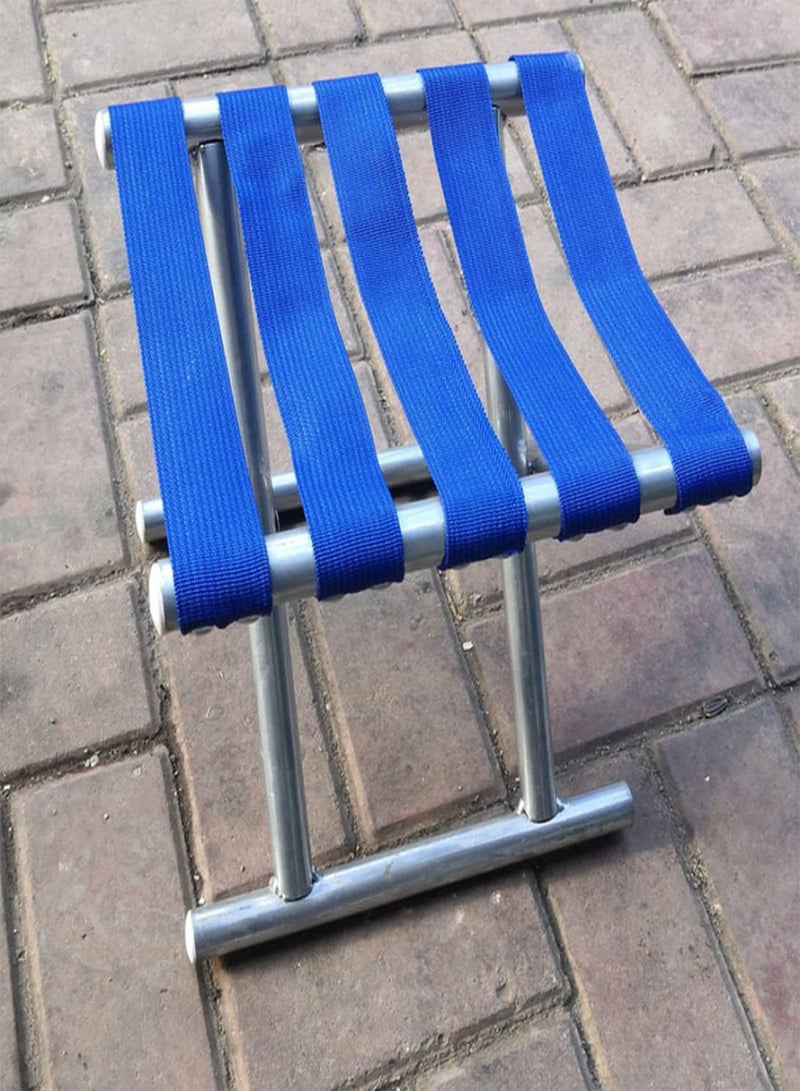 GGOOT Solid Luggage Rack Hotel Luggage Rack Luggage Rack, Hotel Room Foldable Metal Suitcase Holder, Luggage Rack Shelving Suitcase Backpack Saving Space - Image 2