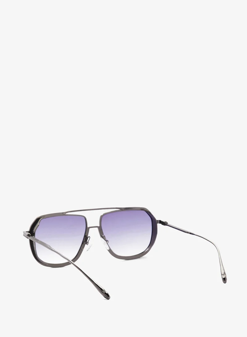 Seventy Five Polarized Lens Square Aviatoe Sunglasses
