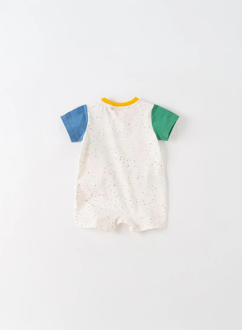 Dave & Bella Alligator Romper