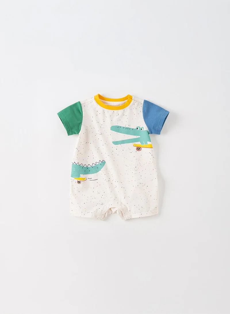 Dave & Bella Alligator Romper