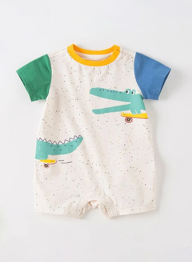 Dave & Bella Alligator Romper