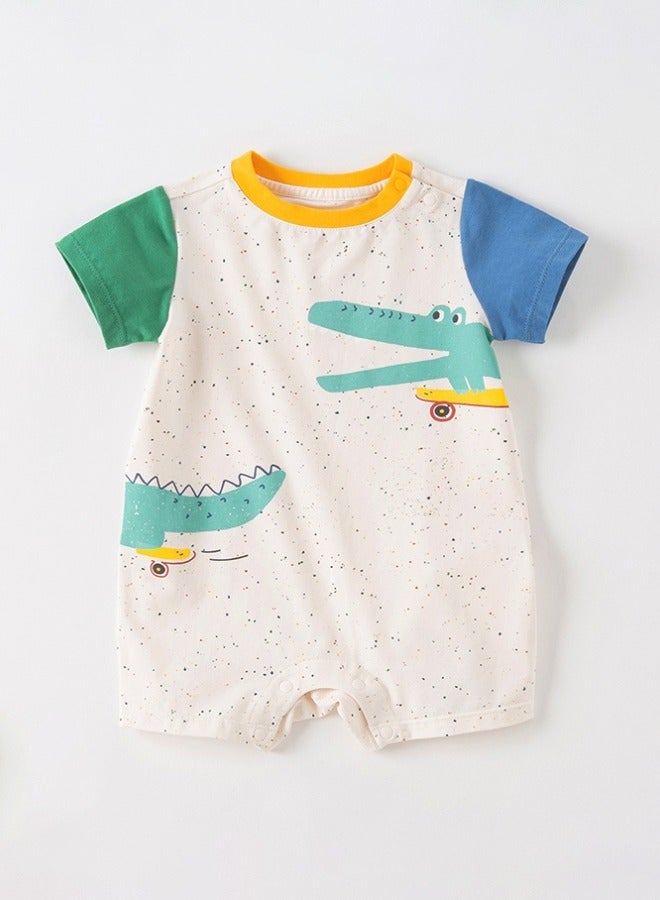 Dave & Bella Alligator Romper - Image 1