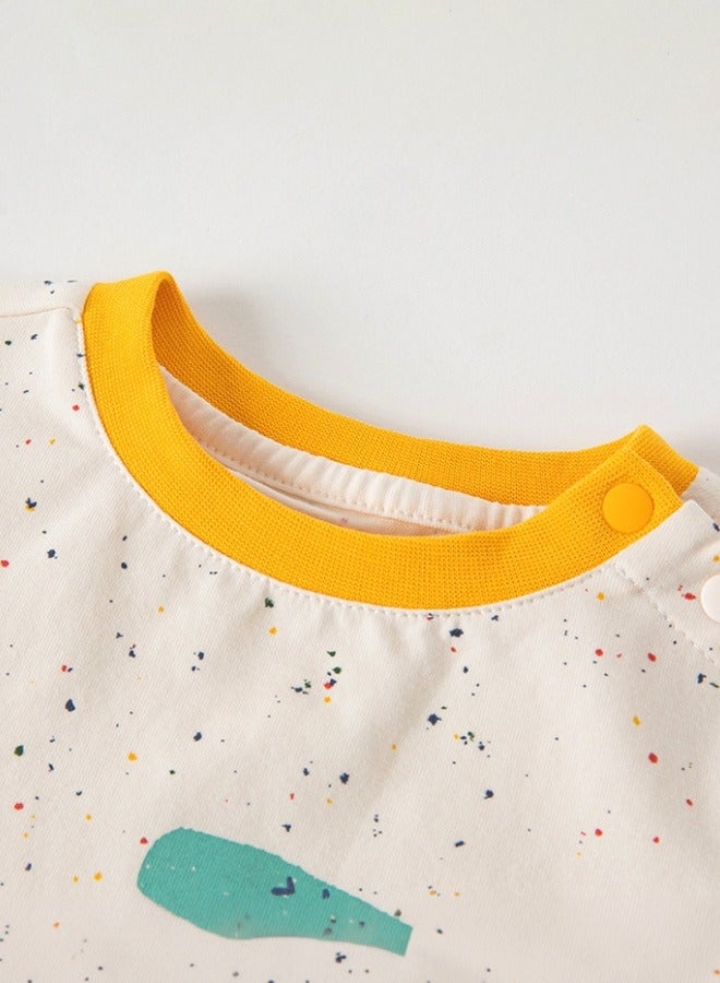 Dave & Bella Alligator Romper - Image 3