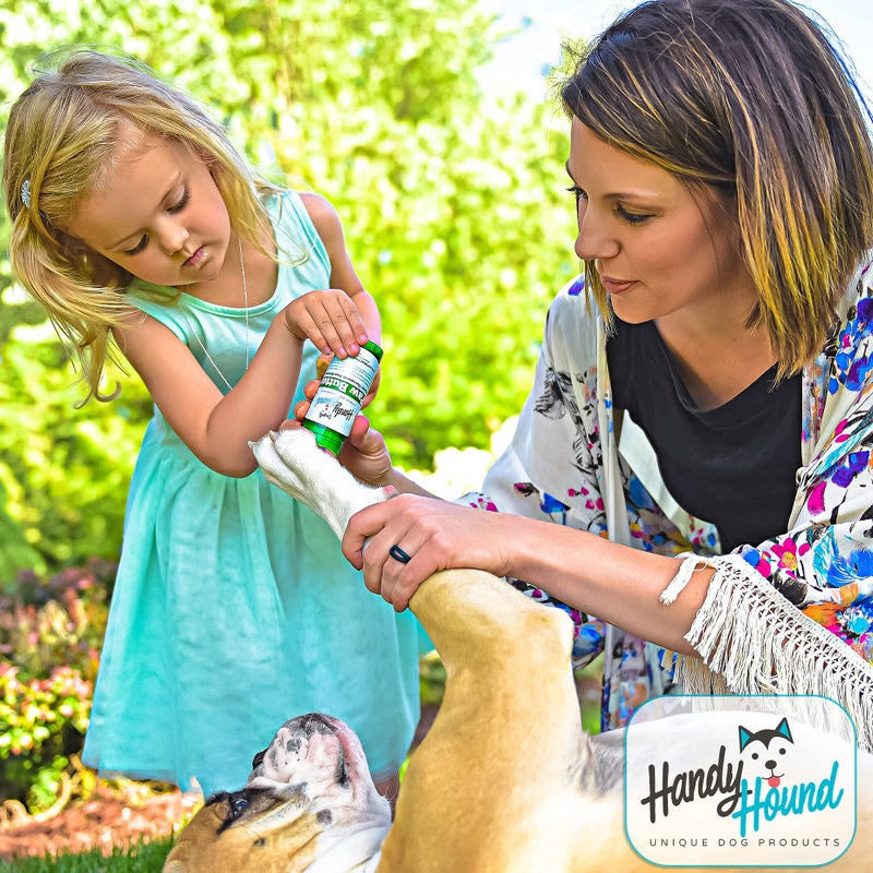 Handy Hound Dog Paw Balm - Paw Butter – Ultimate Dog Paw Protector & Dry Skin Treatment - Nourishing Paw, Nose & Dry Skin Soother - Lick-Safe Paw Balm Dogs Trust - Made in The USA - 2 oz - Image 4