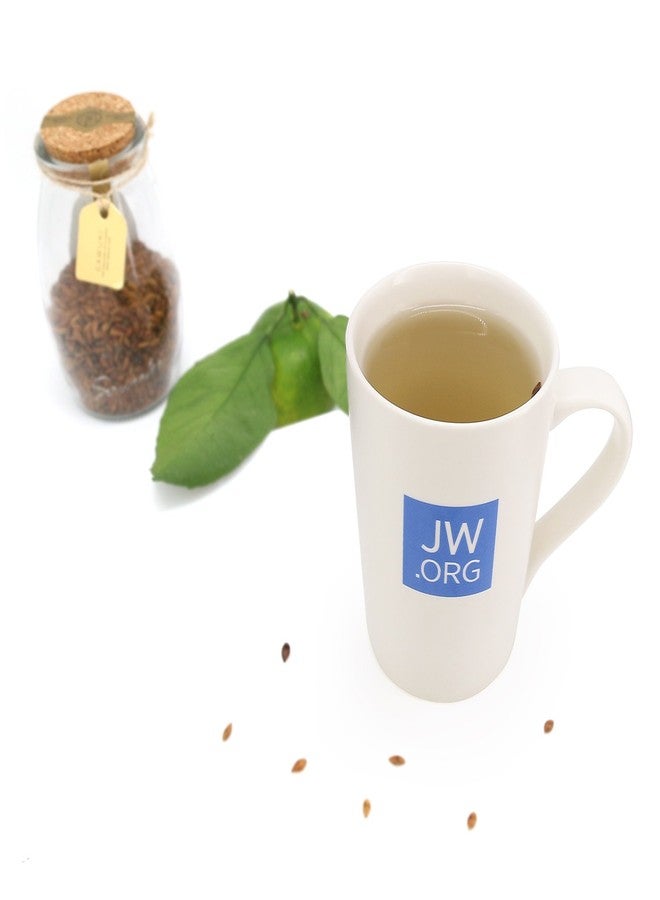 تونوس كوب سيراميك أنيق من تونوس JW.org - هدية رائعة لشهود يهوه، كوب أبيض بشعار JW.ORG - 12 أونصة - Image 5