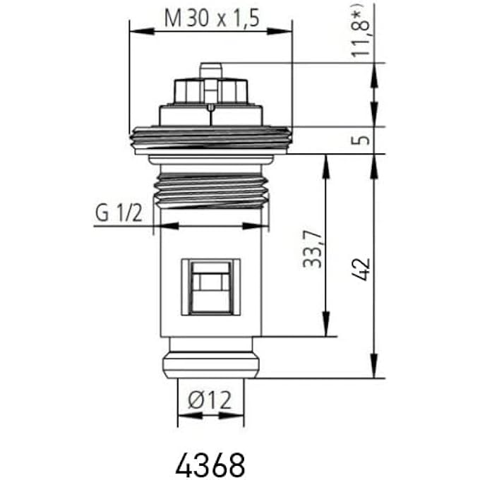 4333-00.301 BELRAD THERMOSTATIC VALVE, MULTICOLOURED - Image 2