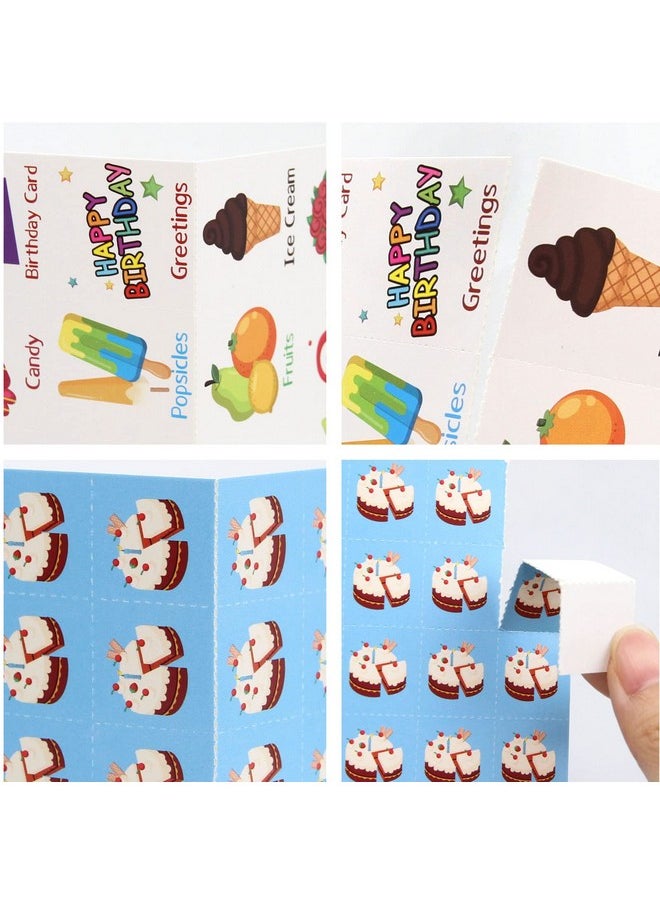 Fancy Land Birthday Bingo Game 24 Players For Kids Diecut Bingo Cards Party Game School Classroom Activities Supplies  - Image 5