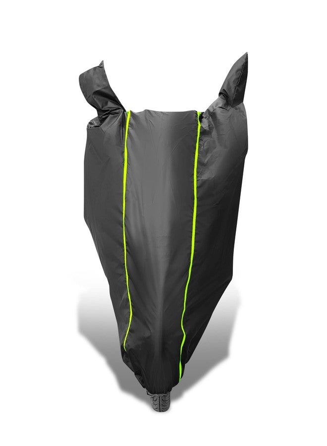 Auto Hub Waterproof Scooty Cover Compatible with Vespa VXL 125 Dustproof, UV Protection Two Wheeler Scooty Vespa VXL 125 Cover - Black - Image 3