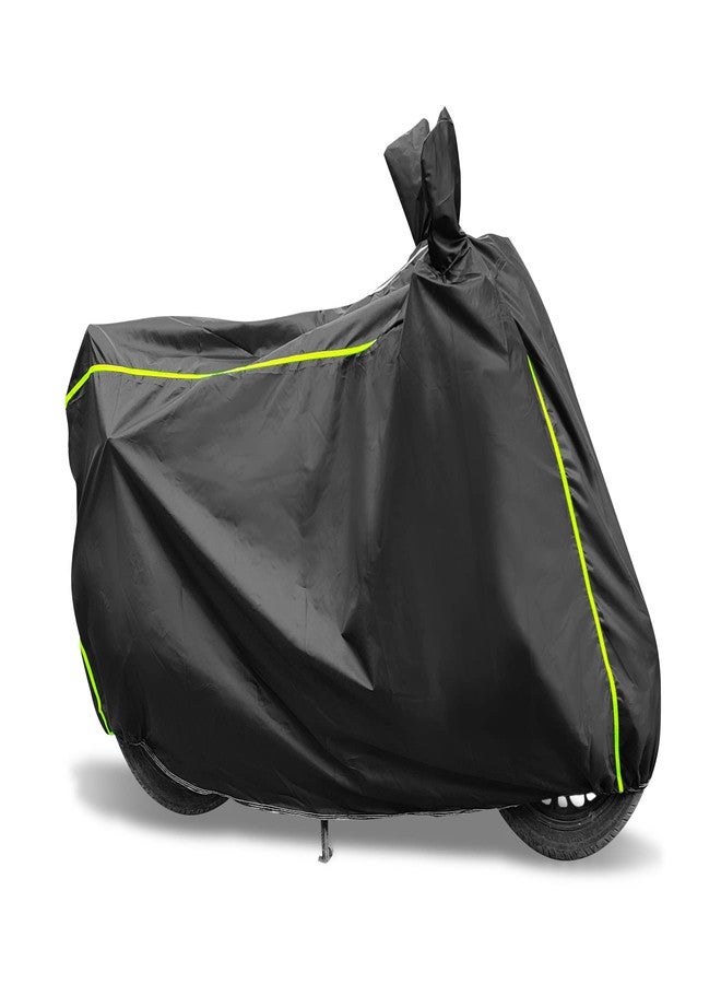 Auto Hub Waterproof Scooty Cover Compatible with Vespa VXL 125 Dustproof, UV Protection Two Wheeler Scooty Vespa VXL 125 Cover - Black - Image 4
