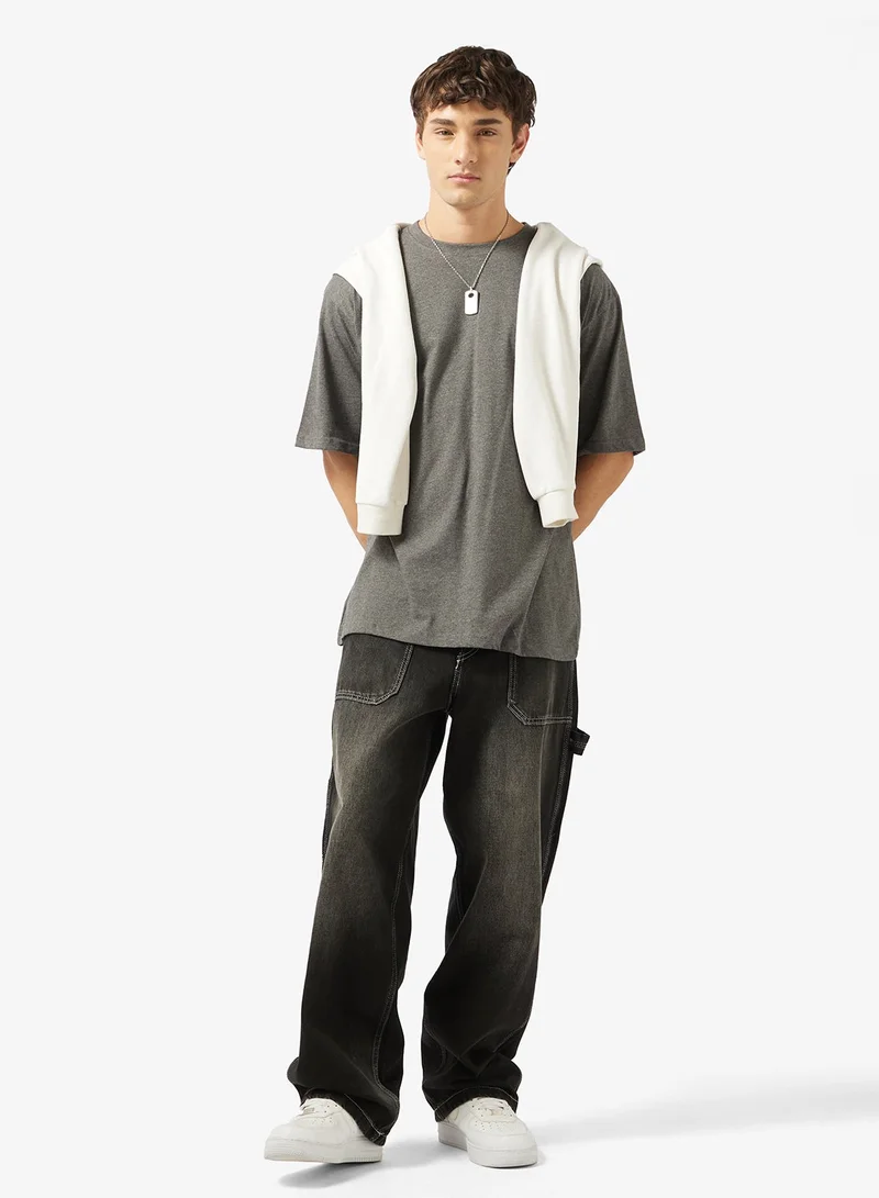 Seventy Five Basics  Oversized T-Shirt for Men | Best Price UAE