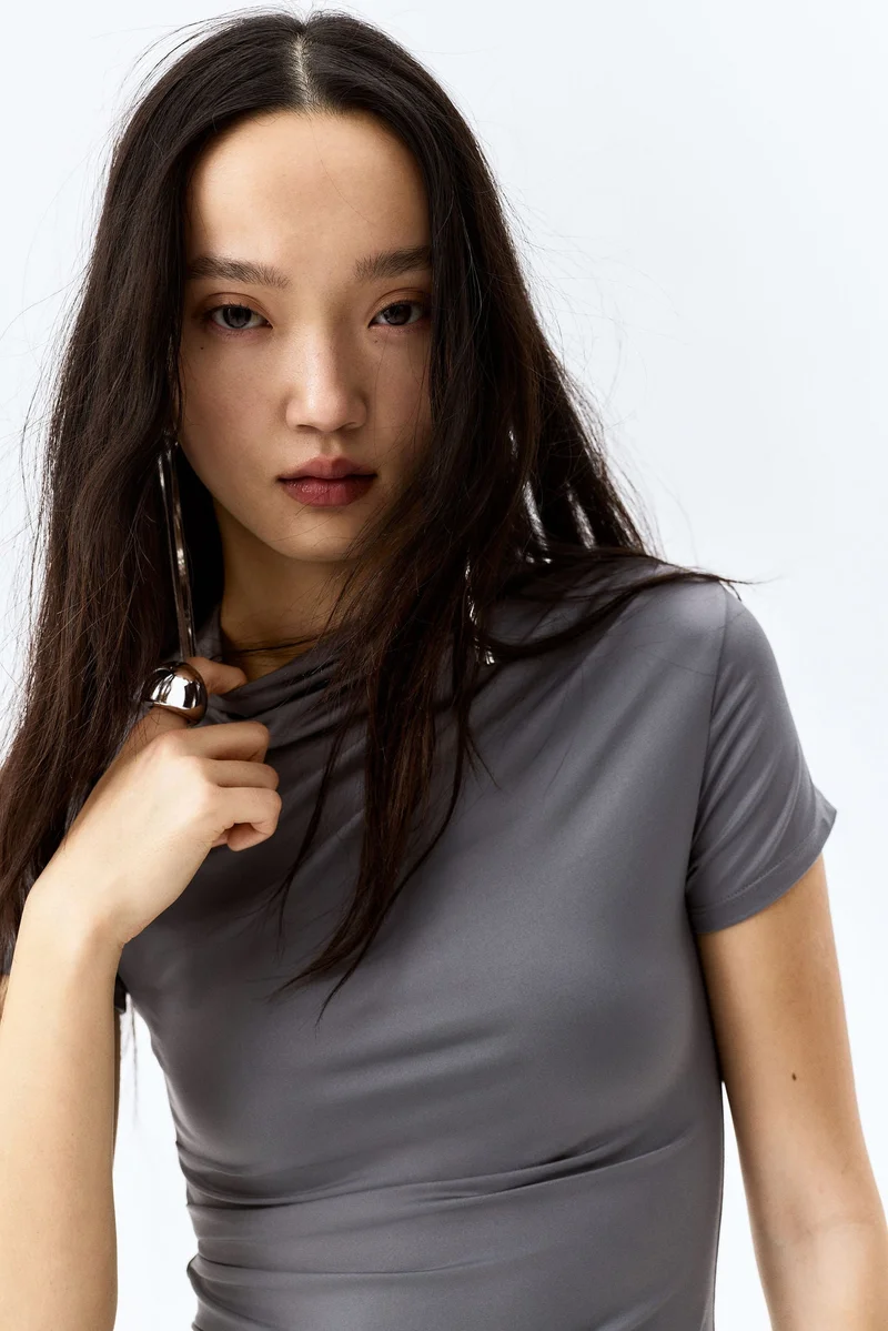 H&M Draped bodycon dress