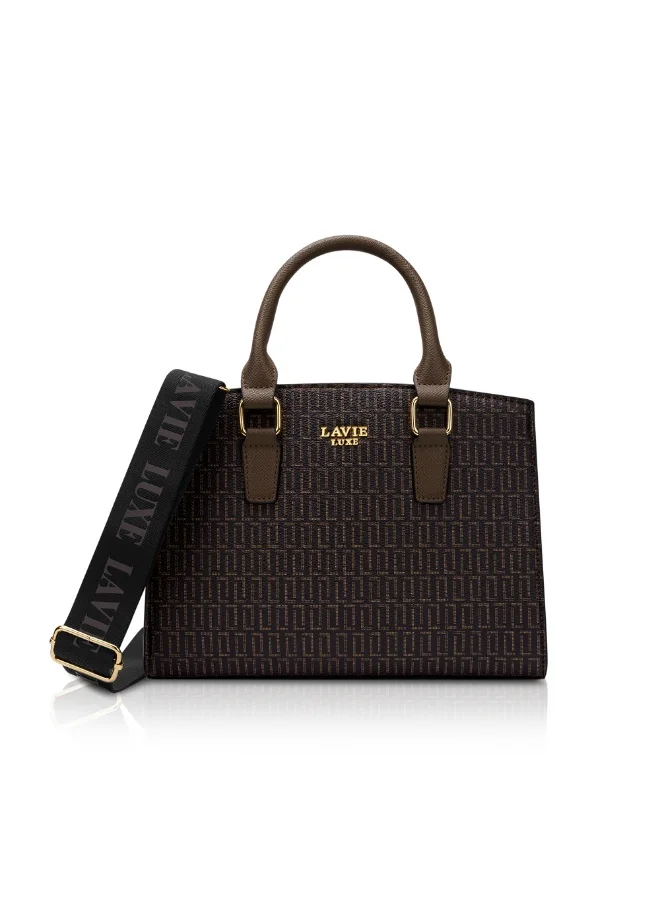 Lavie Luxe Women's Mono Elly25 Small Handbag (Choco)