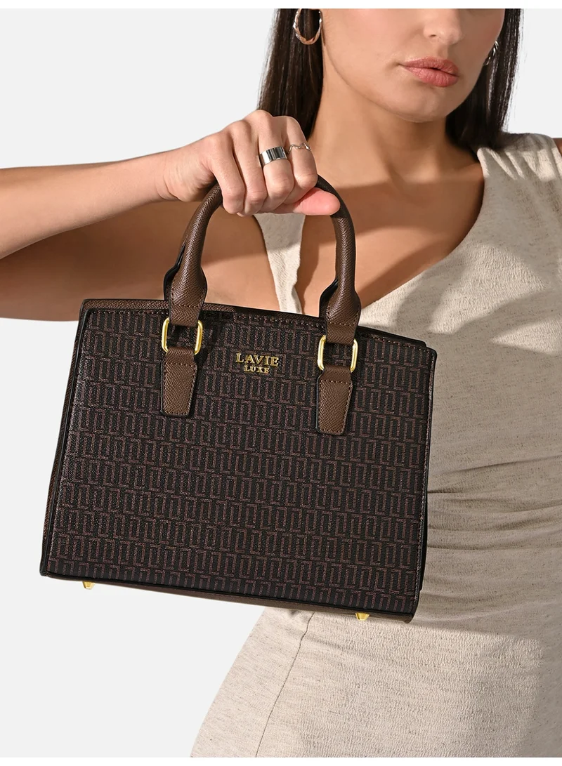 Lavie Luxe Women's Mono Elly25 Small Handbag (Choco)