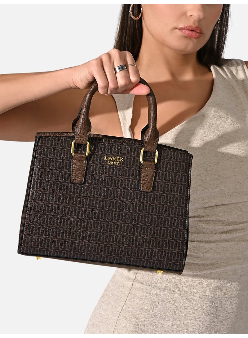 لافي حقيبة يد نسائية صغيرة لوكس مونو إيلي ٢٥ شوكولاتة - Image 2