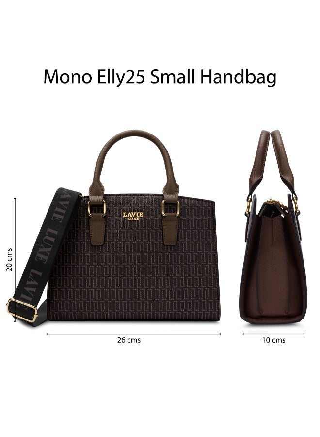 لافي حقيبة يد نسائية صغيرة لوكس مونو إيلي ٢٥ شوكولاتة - Image 4