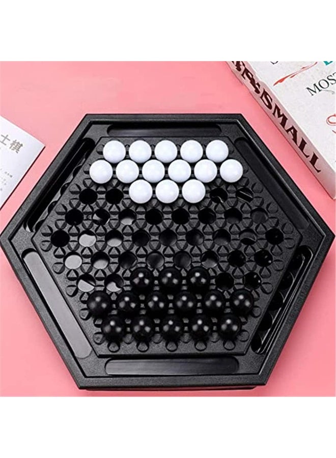 Abalone Marble Strategy Game Winner Board Games Toys Table Desktop Chess Battle Indoor Outdoor Yard Garden Games Party Interactive Educational Game Toys, for Adults Kids - Image 4
