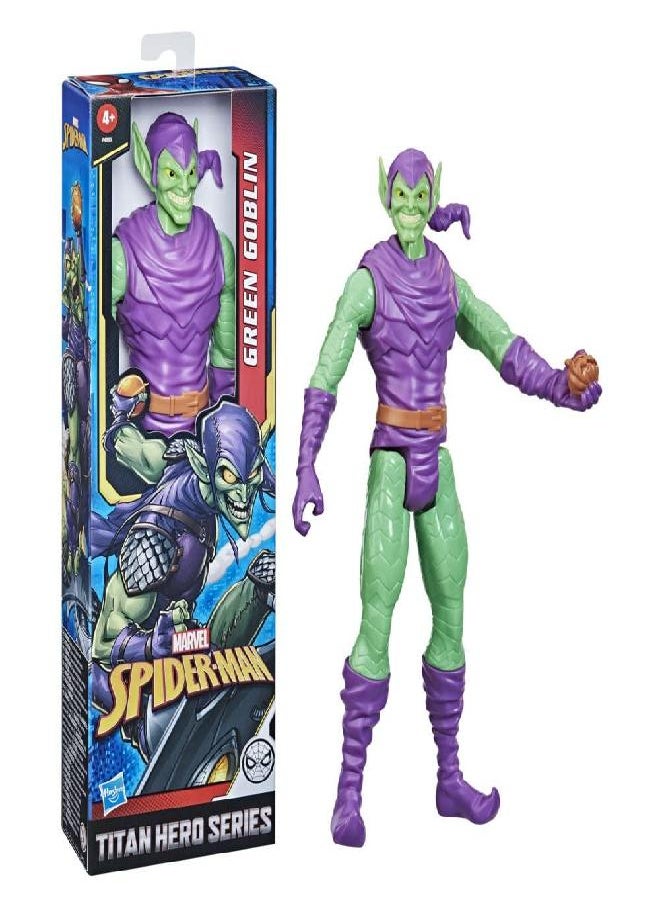 Spider-Man Spider-Man Marvel Titan Hero Series Green Goblin Toy 12-Inch-Scale Collectible Action Figure, Toys for Kids Ages 4 and Up  - Image 5
