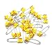 GTONEE Cute Animal Bear Baby Safety Pins Secure Clips for Fastening Baby Clothes Diaper Napkins Stainless Steel Size L 53CM 30PCS - Image 2