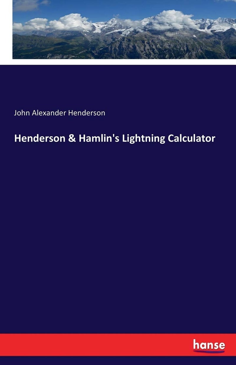 Henderson & Hamlin's Lightning Calculator  - Image 1