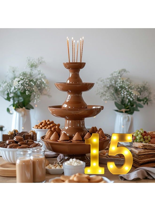 Funsky 15th Birthday Decorations For Girls and Boys,15 Light Up Numbers Quinceanera Decorations,Numero 15 Decoracion Para Quinceanera,Centros De Mesa De 15 Anos,Arreglos De Mesa Para 15 Anos - Image 5